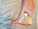 Textile Sleeve Orange Gesture Finger