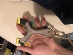 Hand Calipers Hand tool Wood Finger