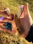 Body jewelry Wood Natural material Thumb Gesture