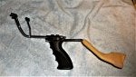 Wood Bicycle handlebar Gun barrel Air gun Trigger